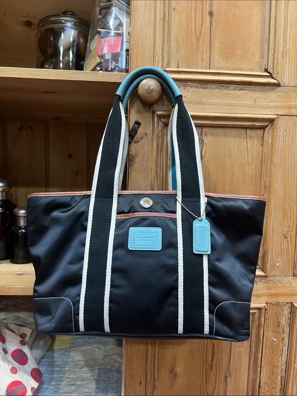 Coach 1894 Hamptons Mini Nylon Tote